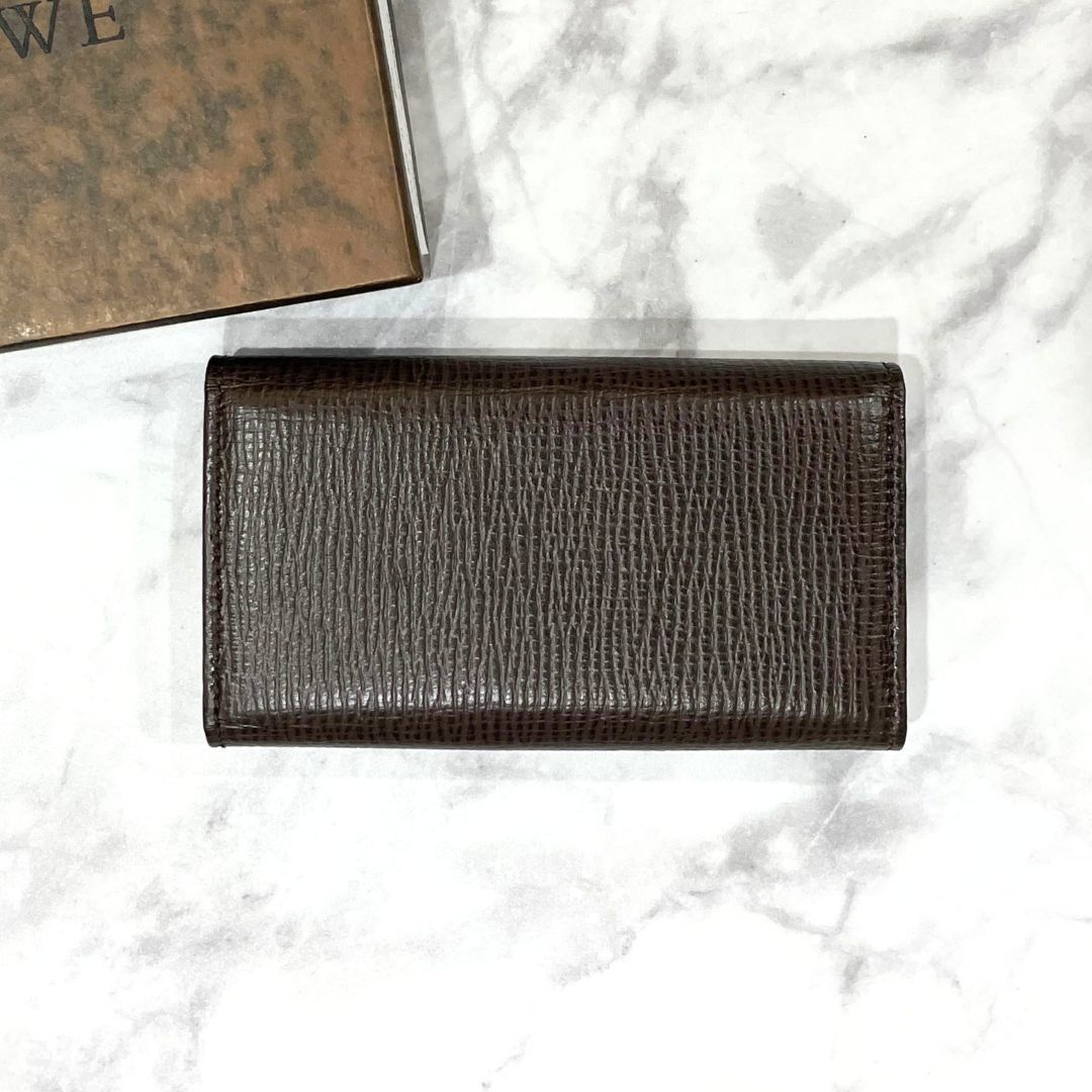 新品未使用品　LOEWE ロエベ　6連キーケース　三つ折り　アナグラム　ブラック すぐ届く！LOEWE（ロエベ） アナグラム 6連 キーケース (LOEWE