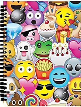 iscream 'Emoji Collage' 3D Spiral-Bound Journal