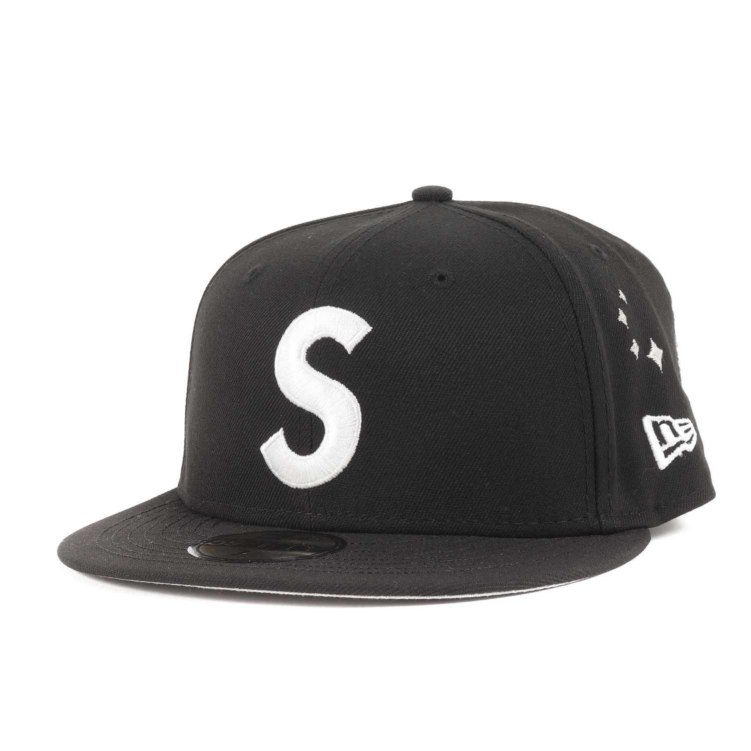 さっつ　supreme ベースボールキャップ Sロゴ　ブラック supreme ファッション Supreme Sロゴ ブラックベースボールキャップ