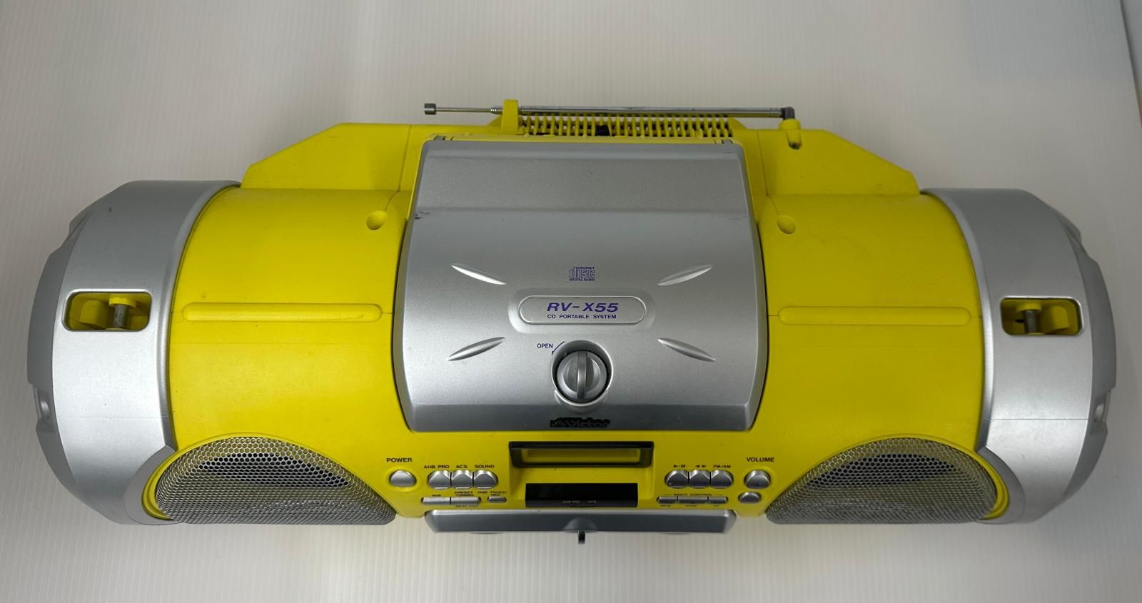 ジャンク】Victor ビクター CDラジカセ ドラムカン RV-X55