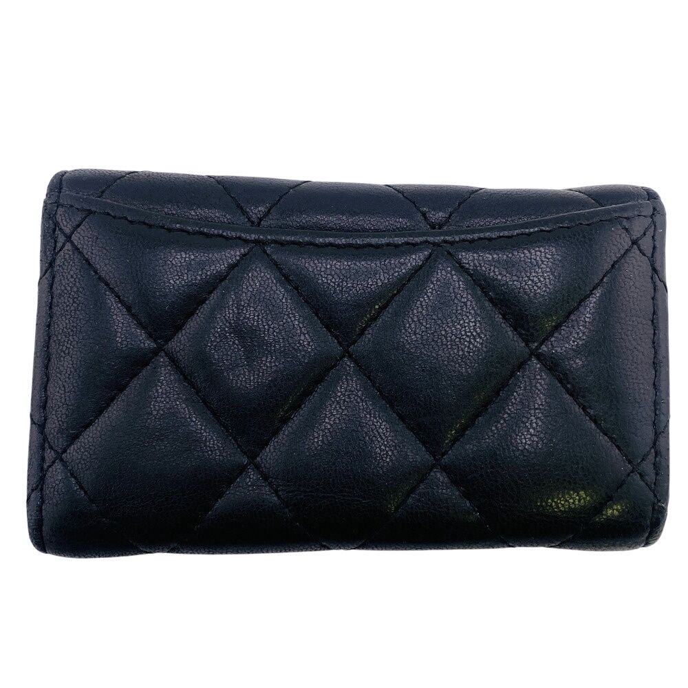 ⭐️シャネル⭐️CHANEL⭐️キーケース⭐️6連⭐️ラムスキン⭐️マトラッセ⭐️財布⭐️美品⭐️ 5％OFF フォロワークーポン！！】CHANEL シャネル ラムスキン 6