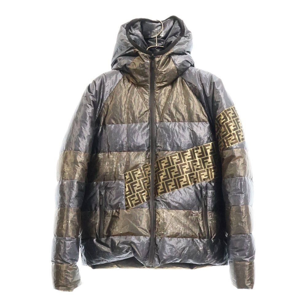 FENDI (フェンディ) FF LOGO REVERSIBLE PUFFER JACKET FAA659 A9Q3