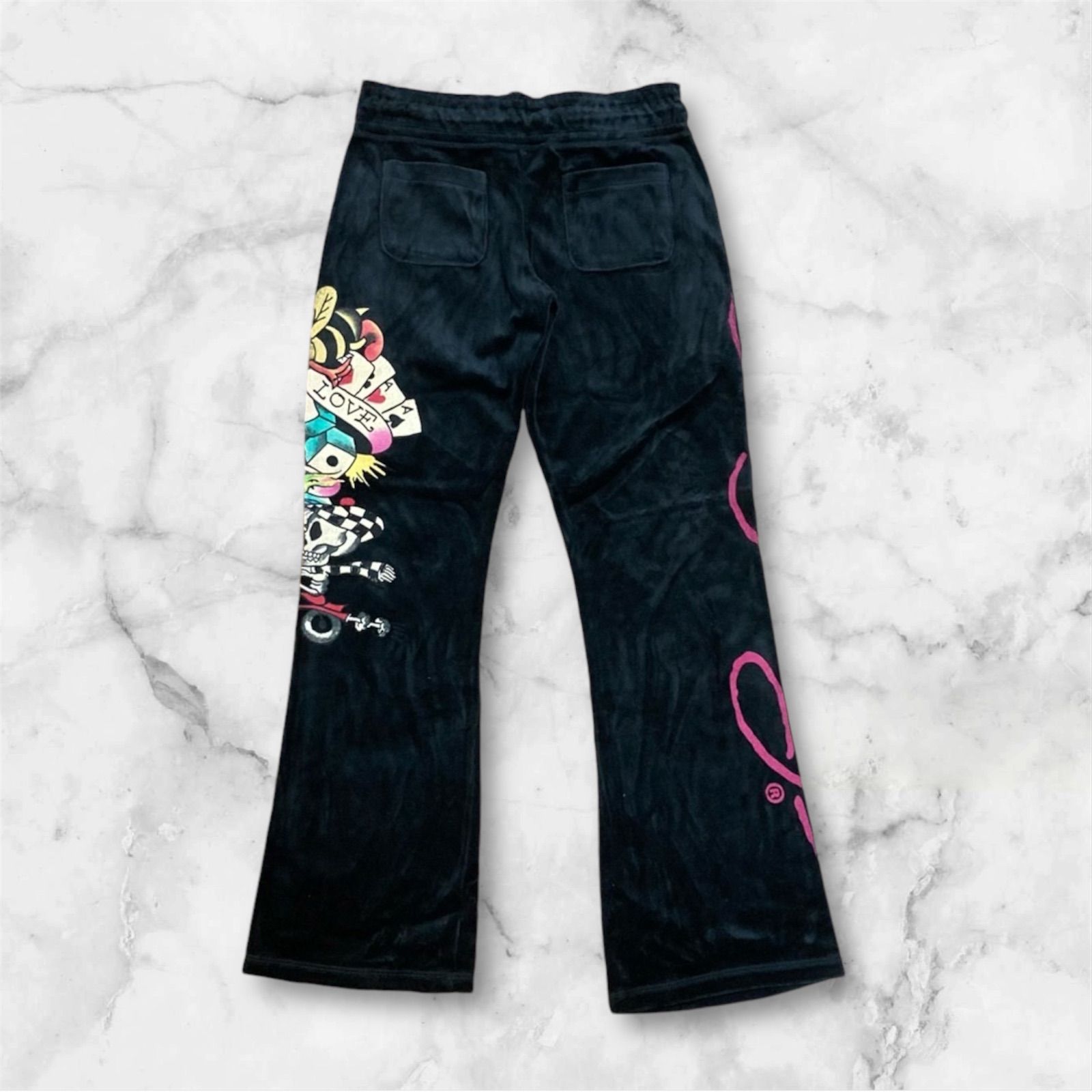 新品未使用》ED HARDY エドハーディ ベロア パーカー セットアップ