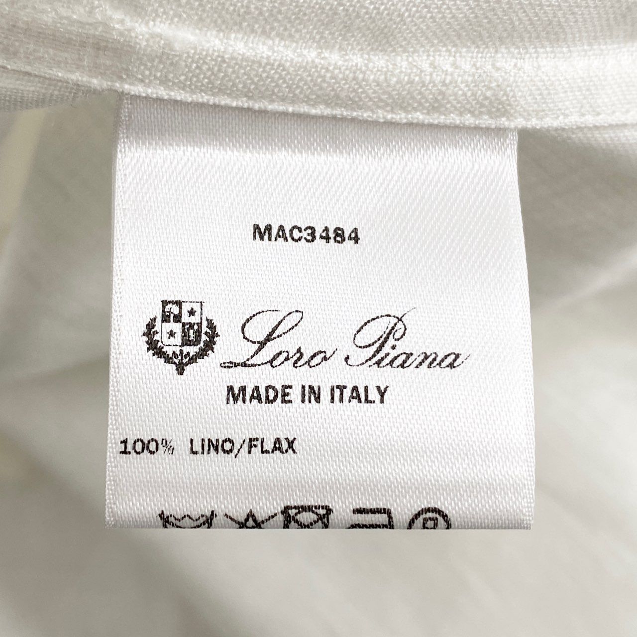 4a17 《美品》 イタリア製 Loro Piana ロロピアーナ リネン