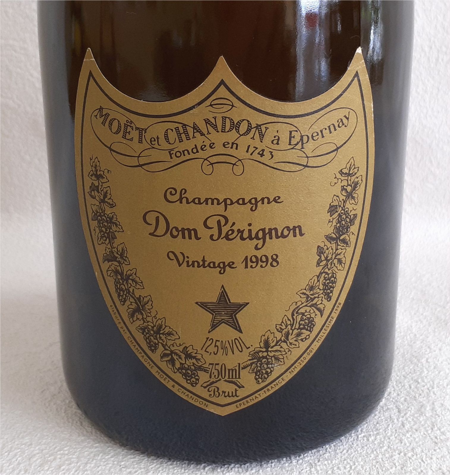 超激安即納 Dom Pérignon - ドンペリニヨン ヴィンテージ 1998 750mlの