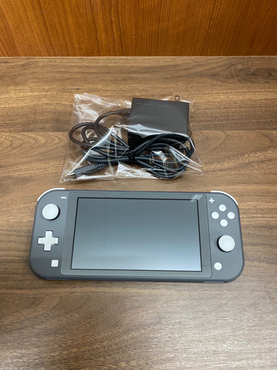 Nintendo Switch Lite グレー 充電器付属 動作 済 507799