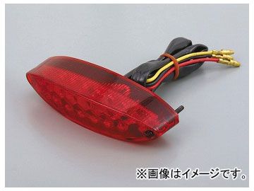 2輪 デイトナ テールランプ（LEDタイプ） スリムオーバルテール レッドレンズ 品番：63343 JAN：4909449293577