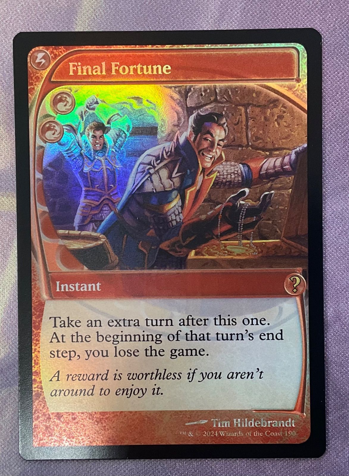 mtg 最後の賭け 未来枠 foil