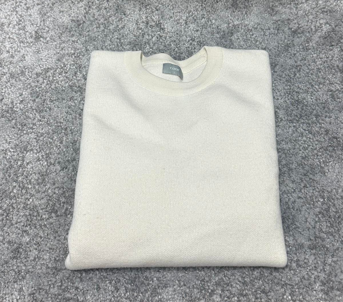 【Bunjang商品韓国直送】coor(クアー) トップフィル カシミア ニット セーター クリーム L