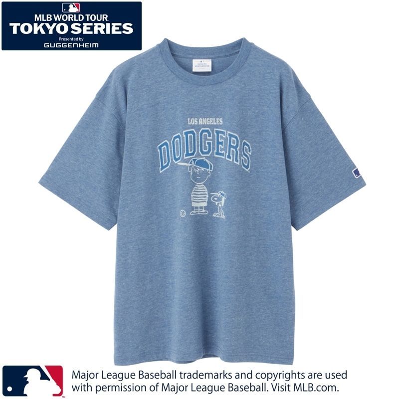 スヌーピー PEANUTS MLB Tシャツ 開幕戦(ホワイト): 通常