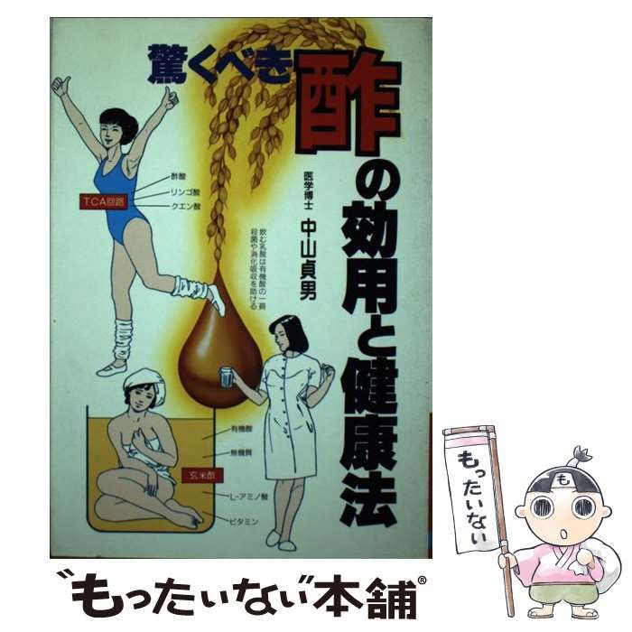 【中古】 驚くべき酢の効用と健康法/日本文芸社/中山貞男 中古】 驚くべき酢の効用と健康法 (ai・books) / 中山貞男
