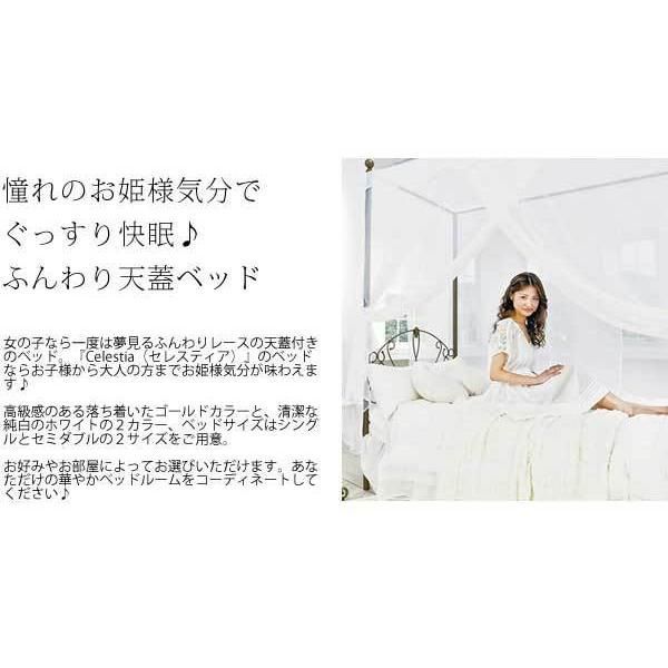 天蓋ベッド セミダブル