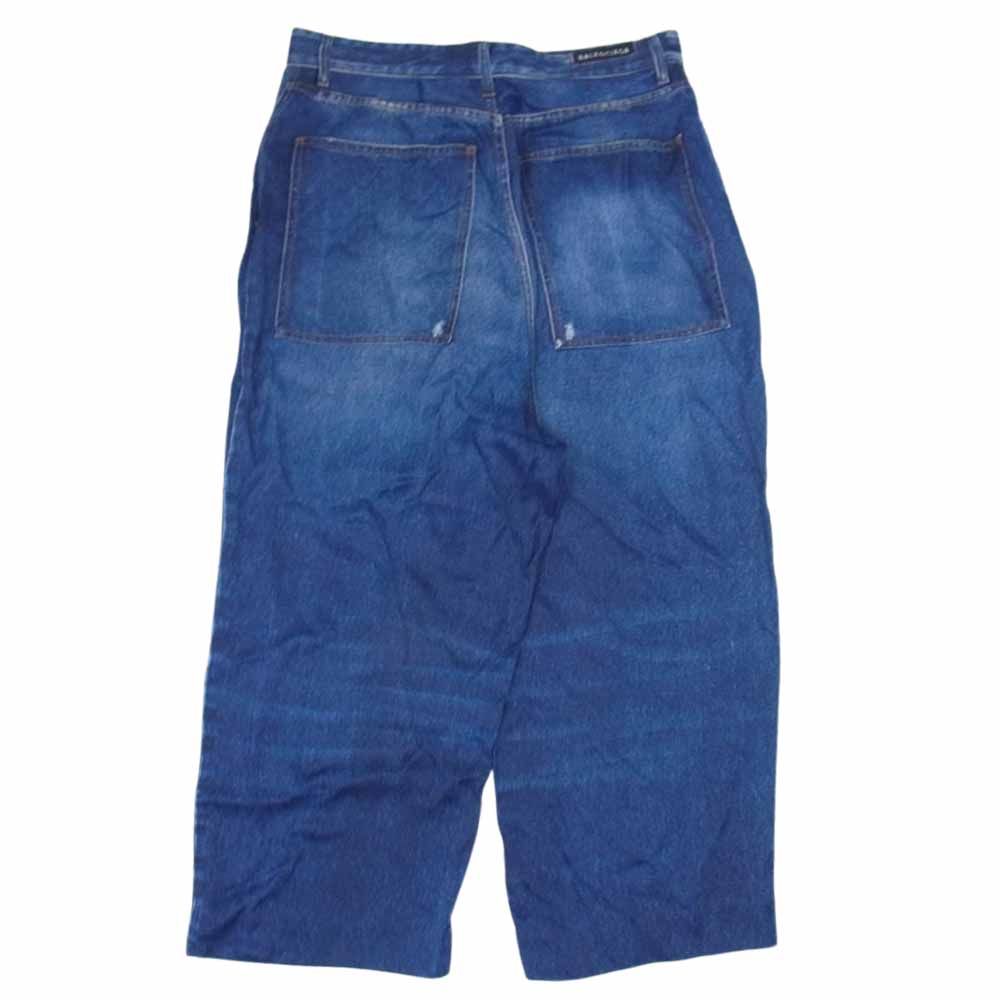 Balenciaga バレンシアガ トロンプルイユデニム転写デニムプリント