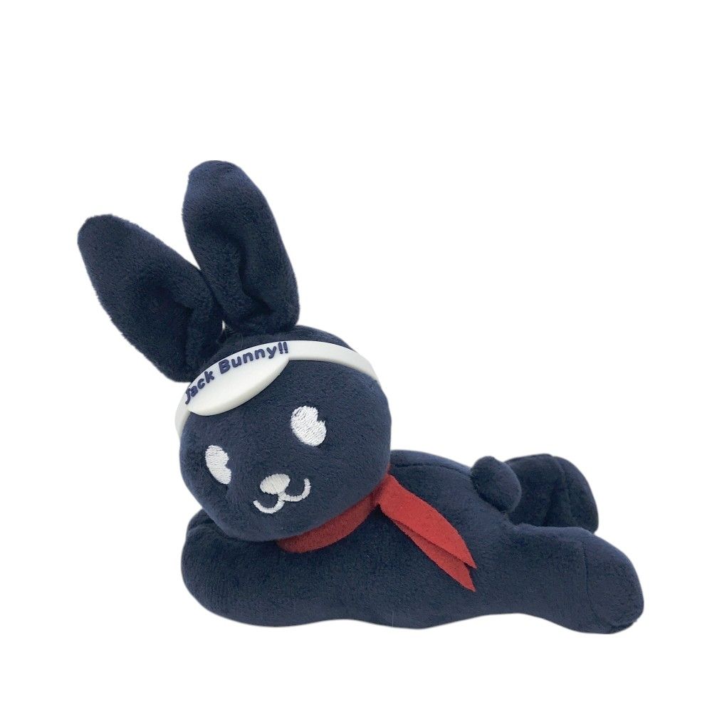 【圧縮発送】 新品 【ネイビー】ジャックバニー うさぎ グローブホルダー ゴルフ ジャックバニー JB うさぎチャーム付きティー挿し\u0026グローブホルダー