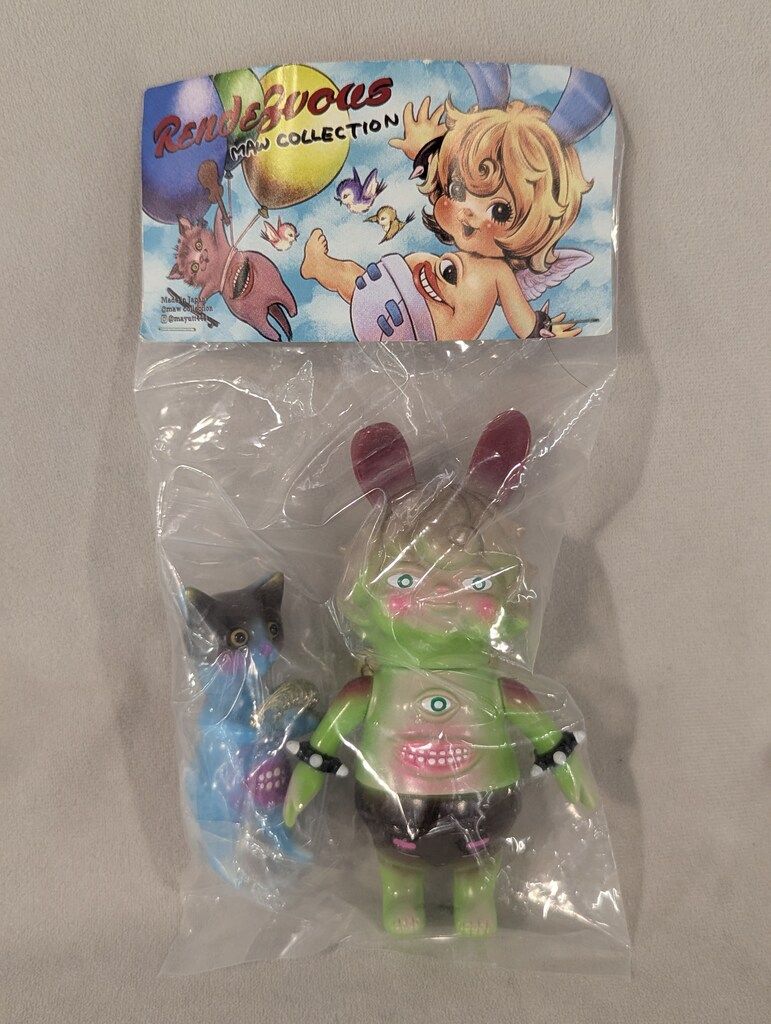 maw collection ランデブーセット うさぎ天使ラパン|バイオリン猫バッハ ピスタチオ