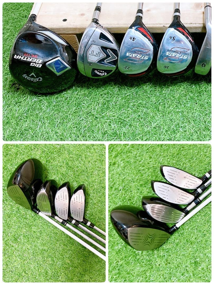 1.初心者オススメ　メンズセット　FLEX R ゴルフクラブ　右利き 3.初心者オススメ ゴルフクラブ メンズセット 右利き 13本 FLEX R