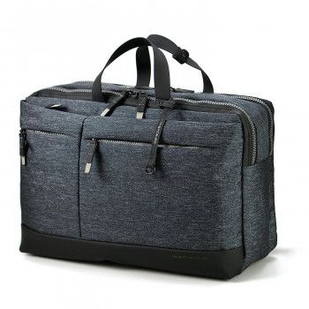 NORTHPOL フォギー ブリーフケース2WAY ダブルルーム型 S グレー 22-5360-20