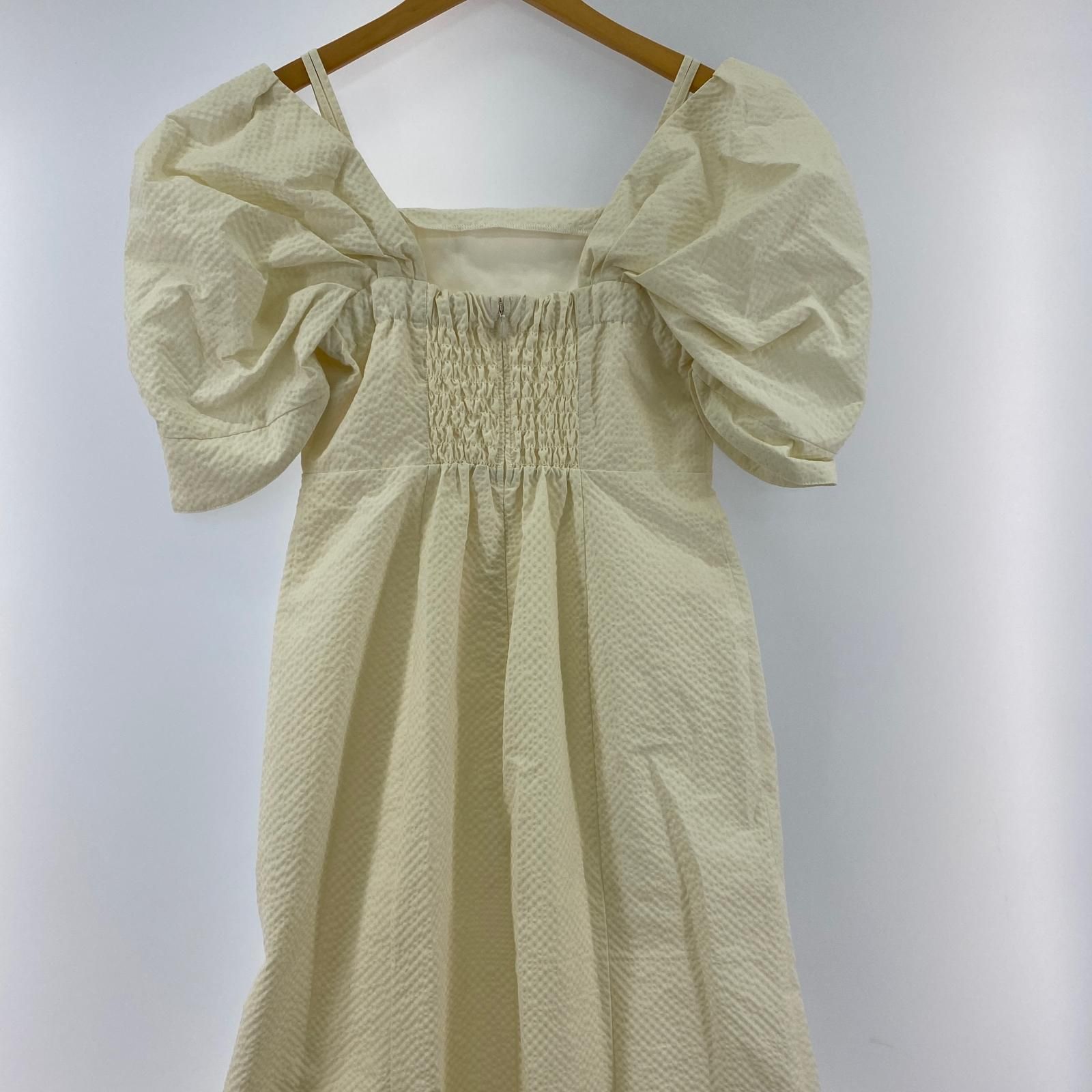 美品 snidel スナイデル タグ付き パフスリーブワンピース size1