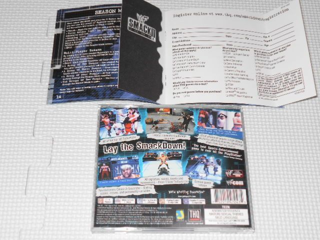 PlayStation - PS★WWF SMACKDOWN 海外版 北米版 ハガキ付 WWF Smackdown! (2000) - MobyGames