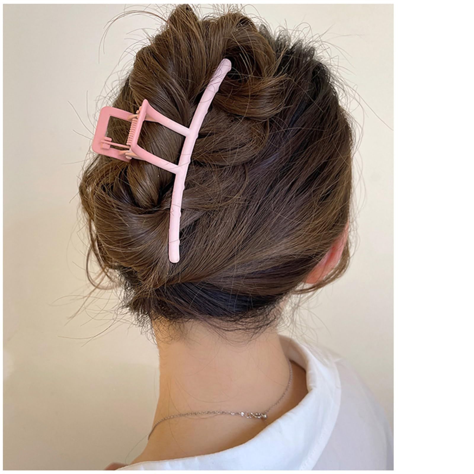 在庫 おしゃれ トレンド髪飾り シンプル 大人 小物 レディース 上品 グラデーション イエロー ピンク ヘア セット しっかり プレゼントに適応 大きめ バンスクリップ 韓国風 11 5 cm ヘアクリップ