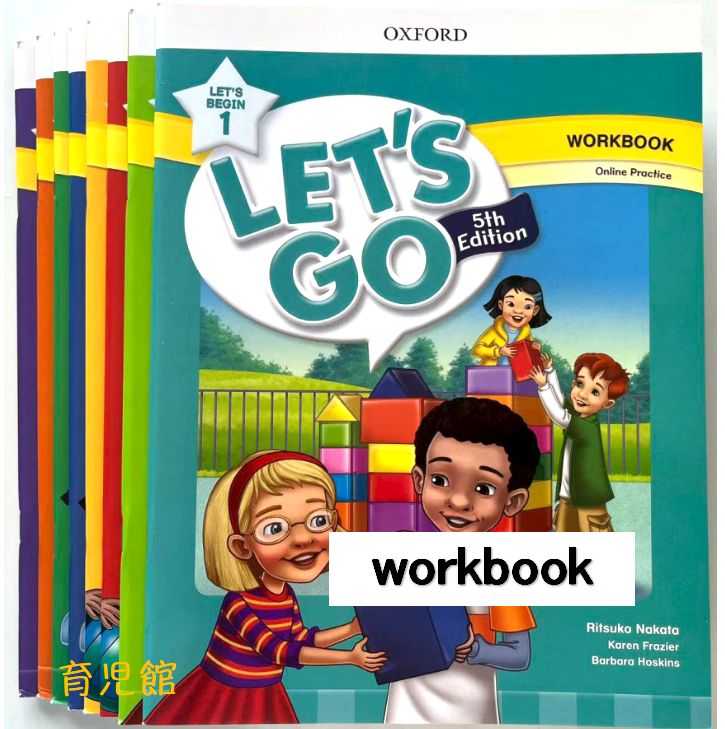 Let's Go Begin 1～6 workbook1冊 レッツゴー絵本5th最新版