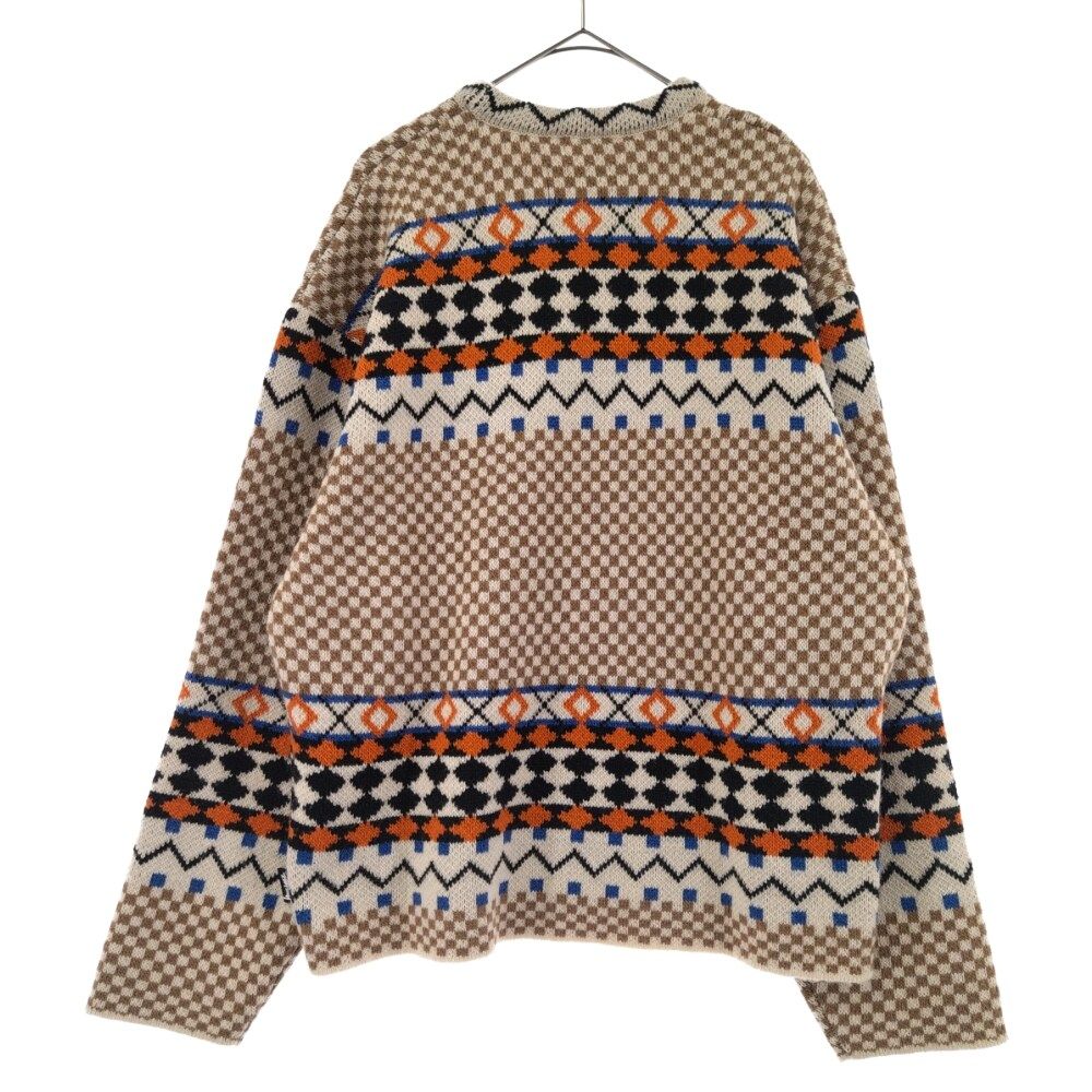 STUSSY (ステューシー) 23SS NOMA JACQUARD KNIT CREW ジャガード STUSSY (ステューシー) 23SS NOMA JACQUARD KNIT CREW ジャガード