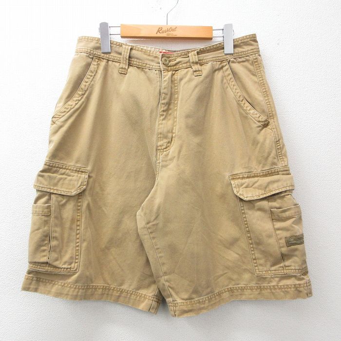 W32/古着 ユニオンベイ ショートカーゴ パンツ ショーツ メンズ