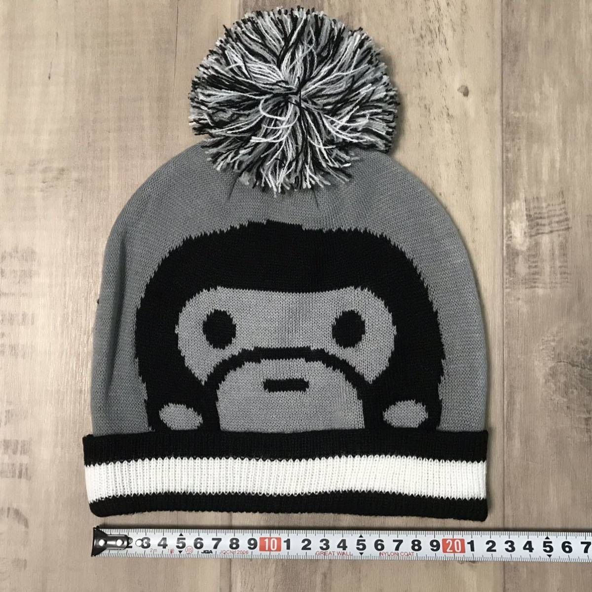BAPEKIDSニット （BAPE マイロ ニット帽 a bathing ape エイプ