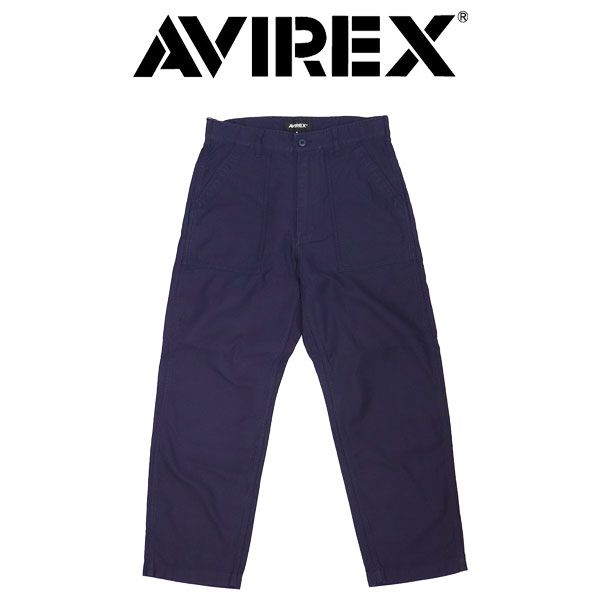 AVIREX (アヴィレックス) 783-3910005 BASIC BAKER PANTS ベーシック ベイカーパンツ 全3色 120NAVY XL