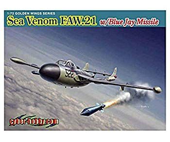 【】【非常に良い】サイバーホビー 1/72 イギリス海軍 全天候艦上戦闘機 シーベノム FAW.21 w/ブルー・ジェイミサイル プラモデル i8my1cf