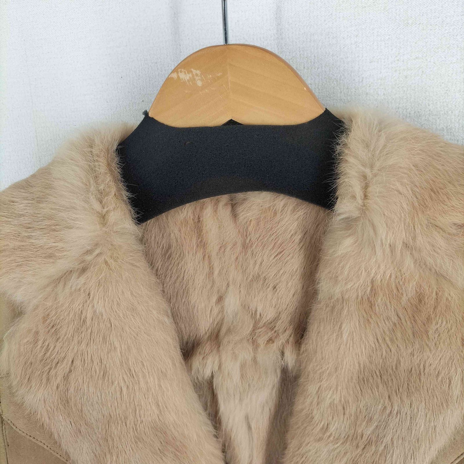 クレージュ courreges ラビットファー ムートンジャケット レディース 
