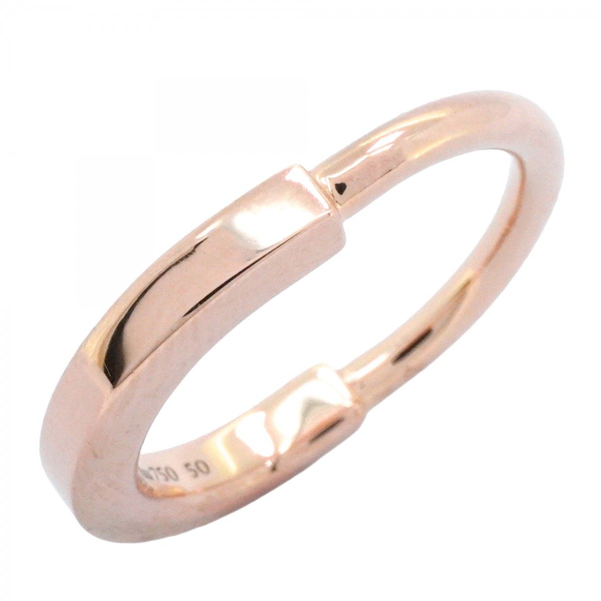 ☆SALE【5jdb0991】ティファニー リング ロック K18PG ピンクゴールド  