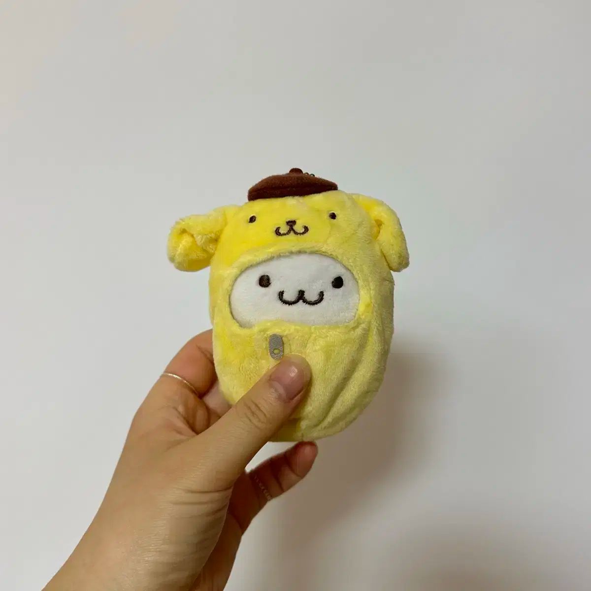 レトロ レア サンリオ ポムポムプリン マフィン 寝袋 マスコット 人形