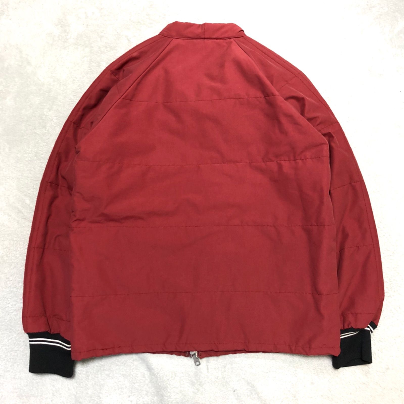 BLUCO QUILTING RACING JACKET レーシングジャケット キルティング 60/40クロス Thinsulate シンサレート  Mサイズ 中綿ダウンジャケット ワークジャケット エンジニアジャケット カバーオール レッド 赤 ブルコ - メルカリ