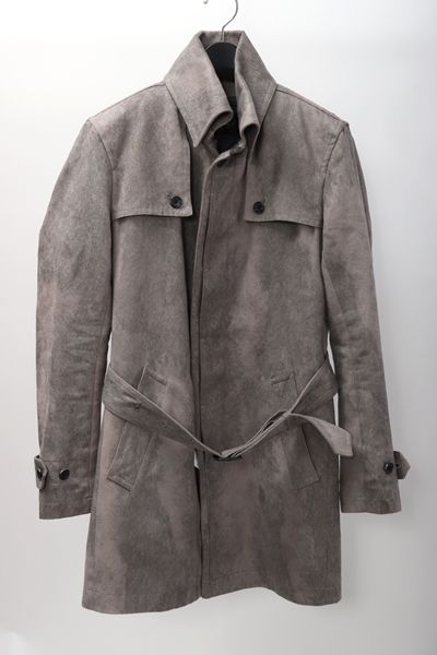 トルネードマート　ライナー付き　マイクロスエードトレンチコート　ブラウン　M TORNADO MART 新品 3.7万 トルネードマート LL T/Cスエード返し