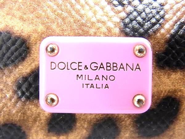 Happy shop✨ドルチェ&ガッバーナ カードケース 名刺 レオパード DOLCE & GABBANA】ヒョウ柄 カードケース (Dolce & Gabbana
