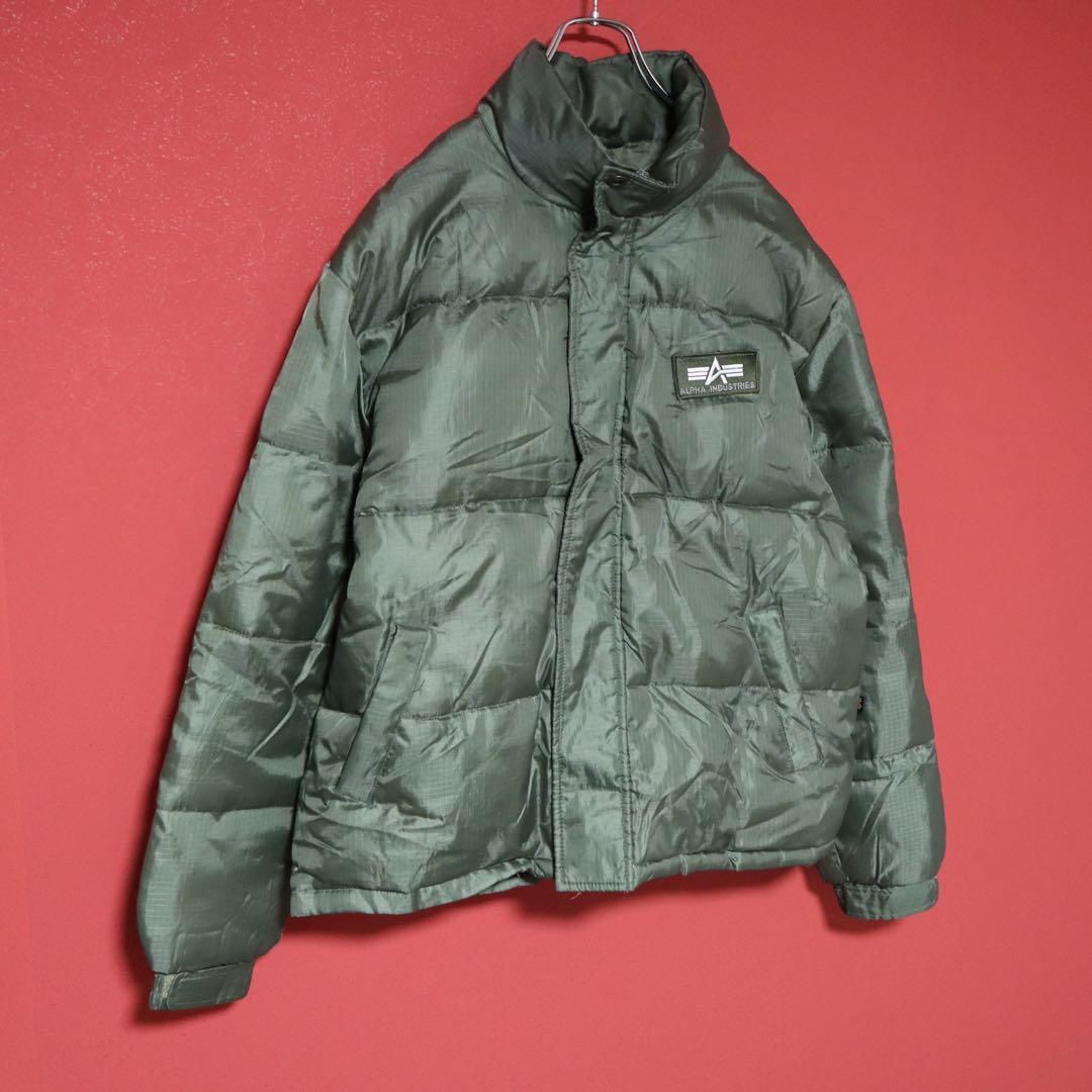 ALPHA INDUSTRIES ロゴデザイン オーバーサイズ ダウン