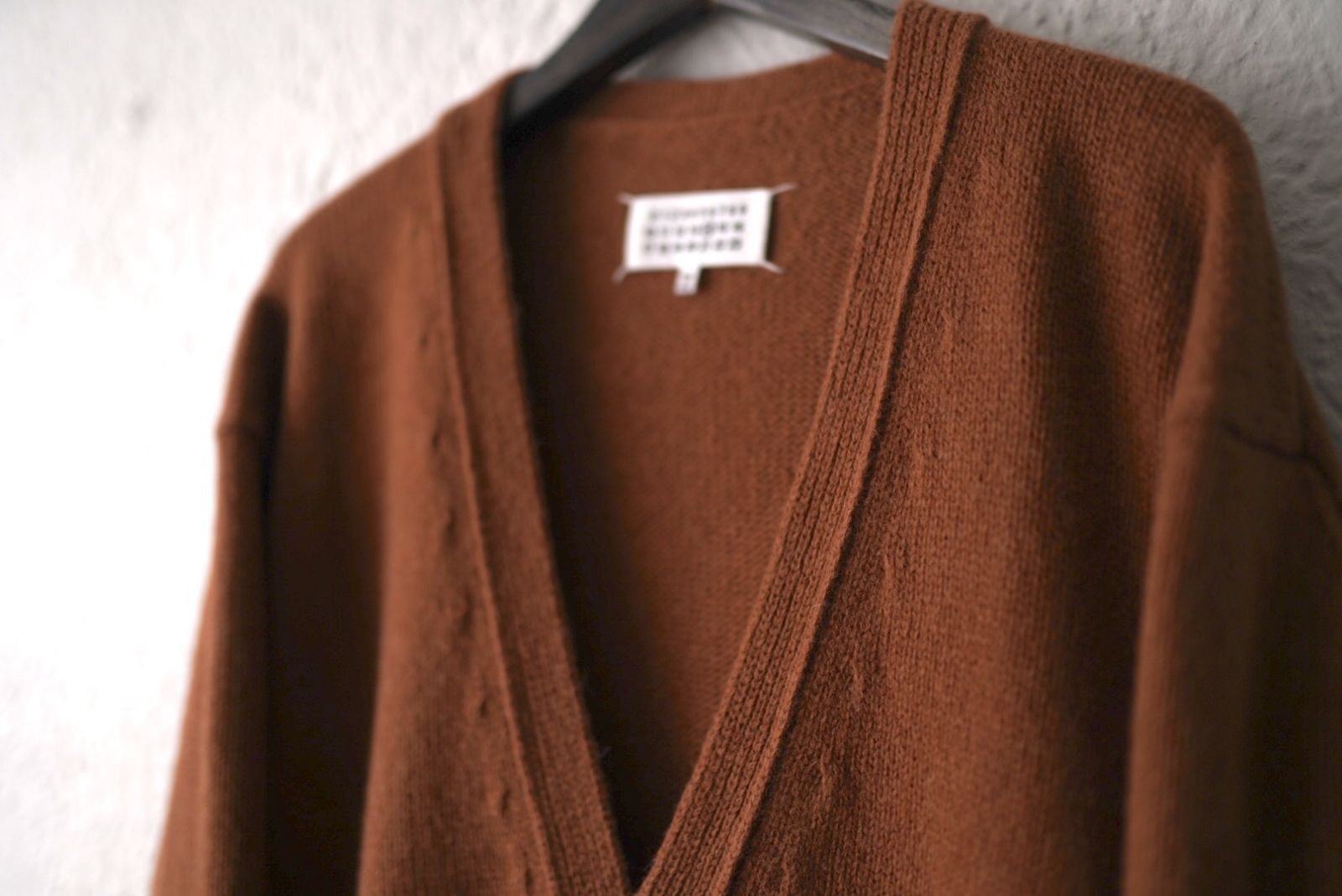 21AW エルボーパッチカーディガンニットセーター / Maison Margiela