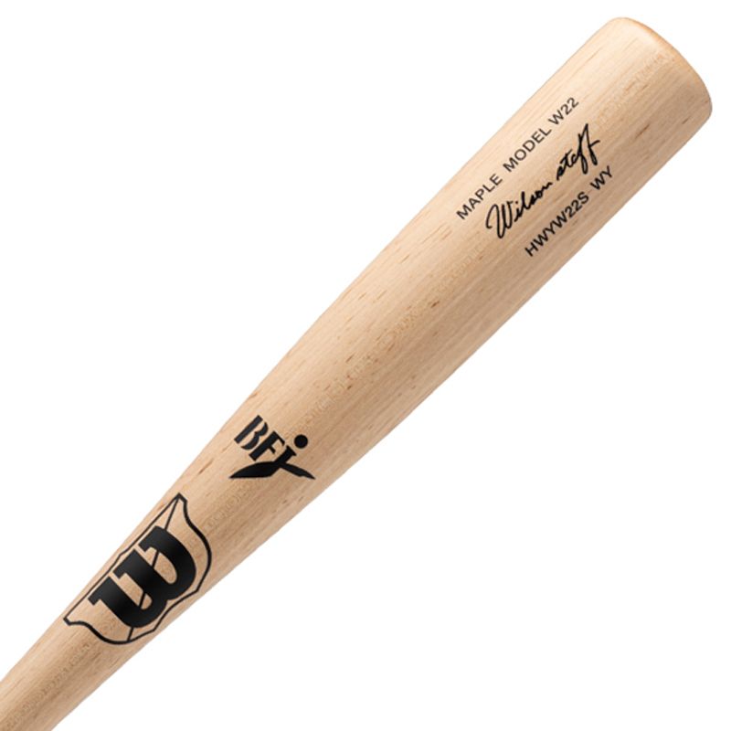 満足保障！ ウィルソン WILSON 硬式木製バット ウイルソンスタッフ W22S型 HWYW22S くり抜きあり 野球 硬式 バット BFJ 25SS WBW2004010 多彩な品揃え。