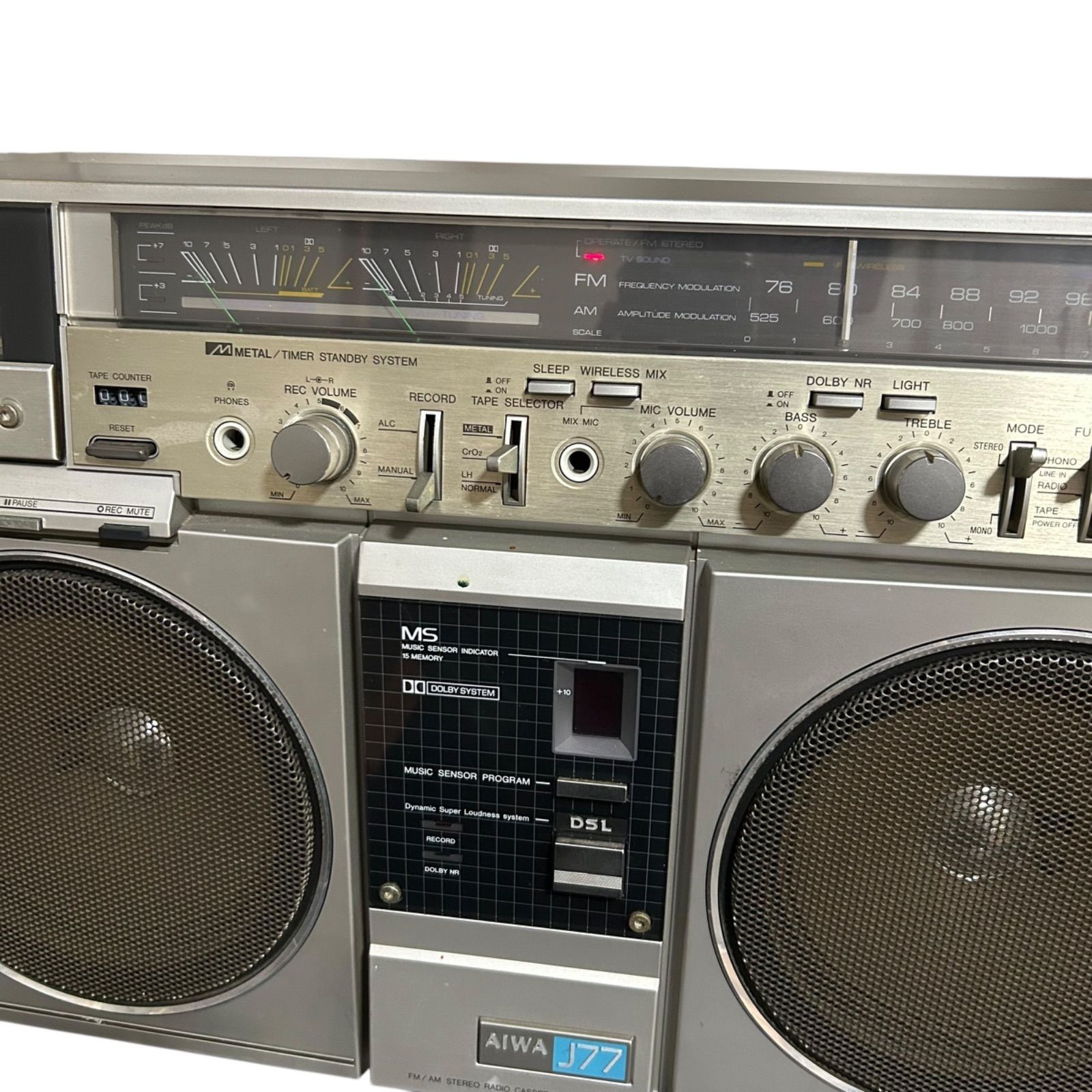 AIWA アイワ CS-J77 ラジカセ カセットレコーダー 【公式通販】