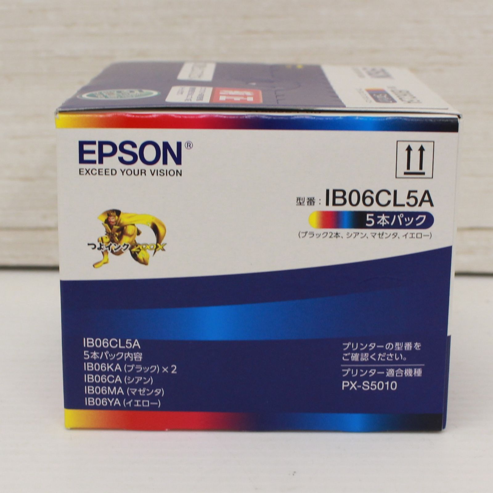 ☆272 EPSON 純正 インクカートリッジ 5本パック IB06CL5A めがね