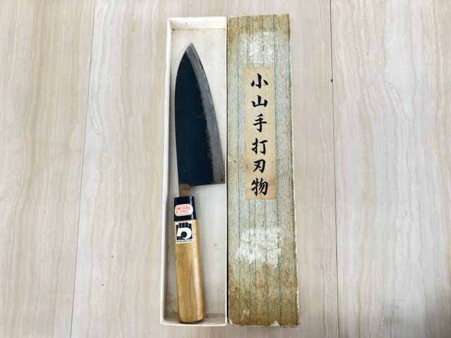 小山手打刃物 包丁 【中古】熊本県伝統工芸品 刃渡約19.5cm 調理器具