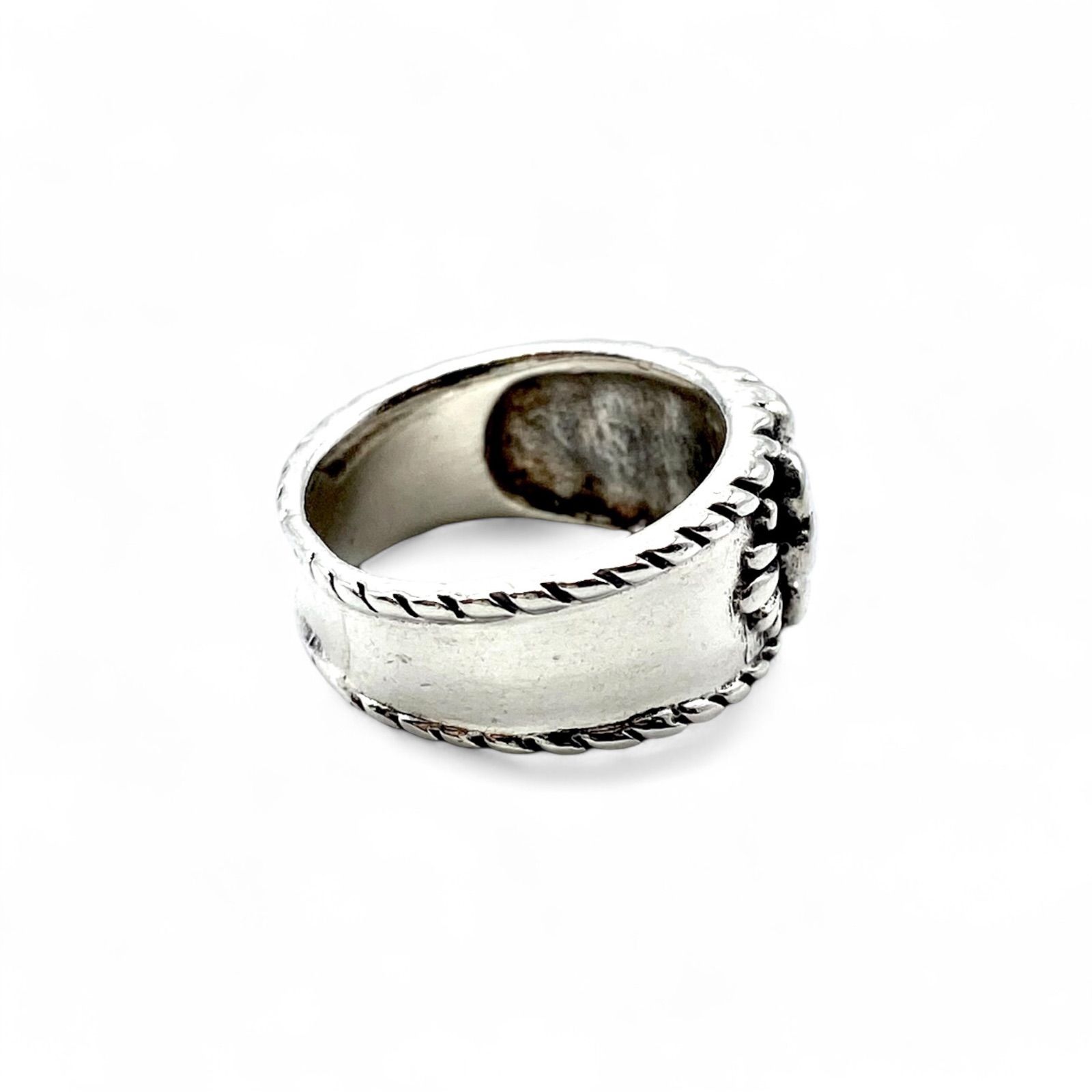 唯一無二】桜 Silver 925 刻印 90s Vintage Design Ring