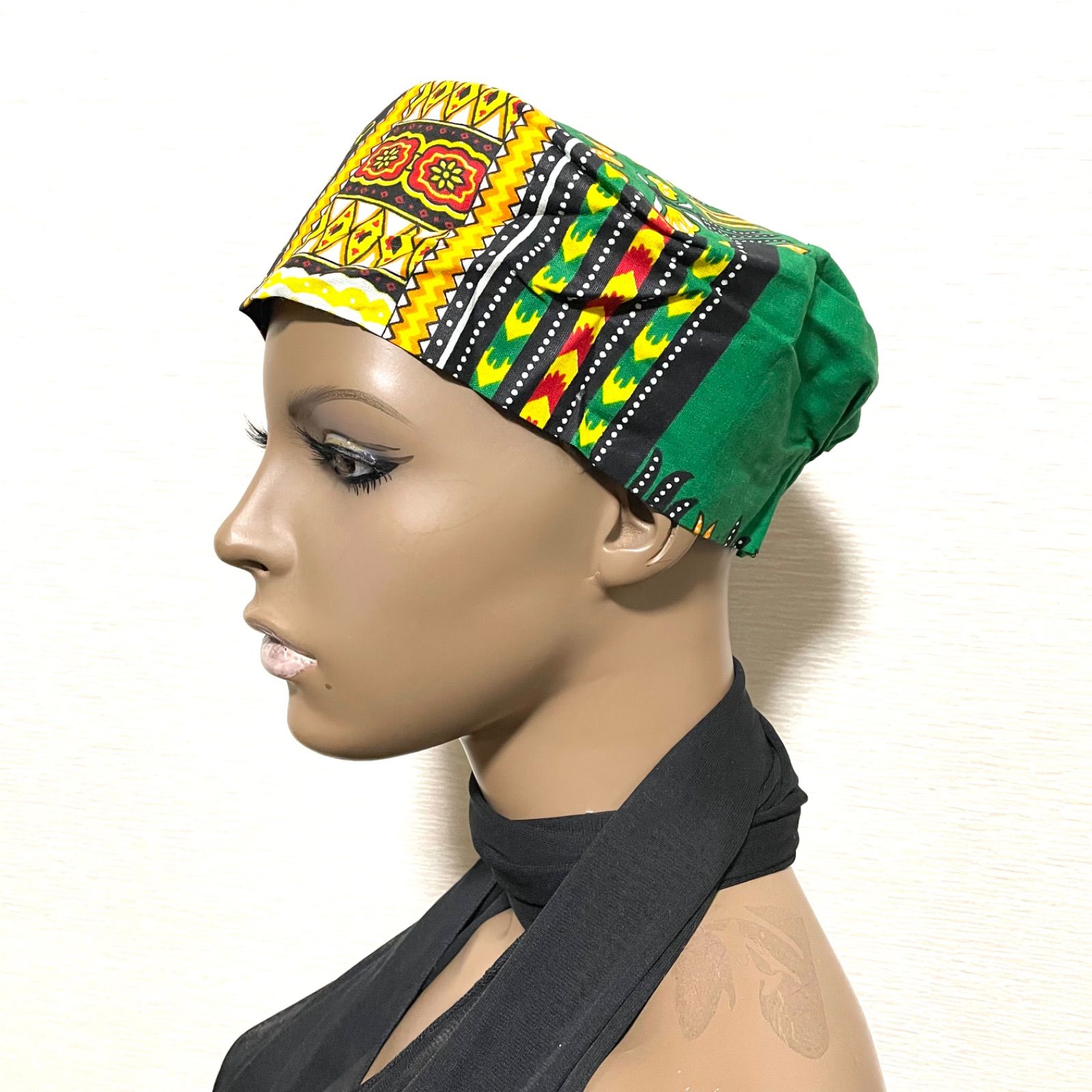 アフリカンプリント ハット 帽子 kufi hat - メルカリ