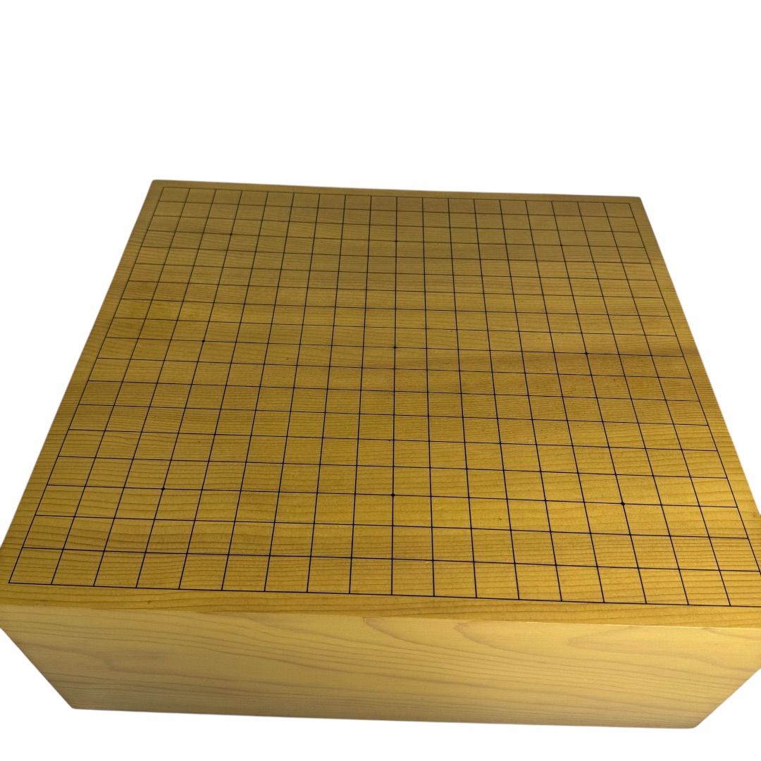 【良品】碁盤 本榧 ヘソ付き 脚付き 厚み18cm 高級 本榧 碁盤】厚さ5寸9分（18cm） 脚付き 天然木 囲碁