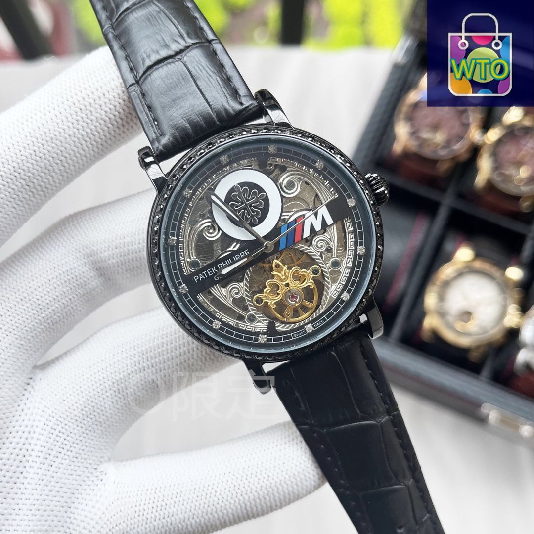 未使用 パテックフィリップPATEKPHILIPPE　腕時計レザーバンド　本革 For Patek Philippe パテック・フィリップ ワニレザーベルト