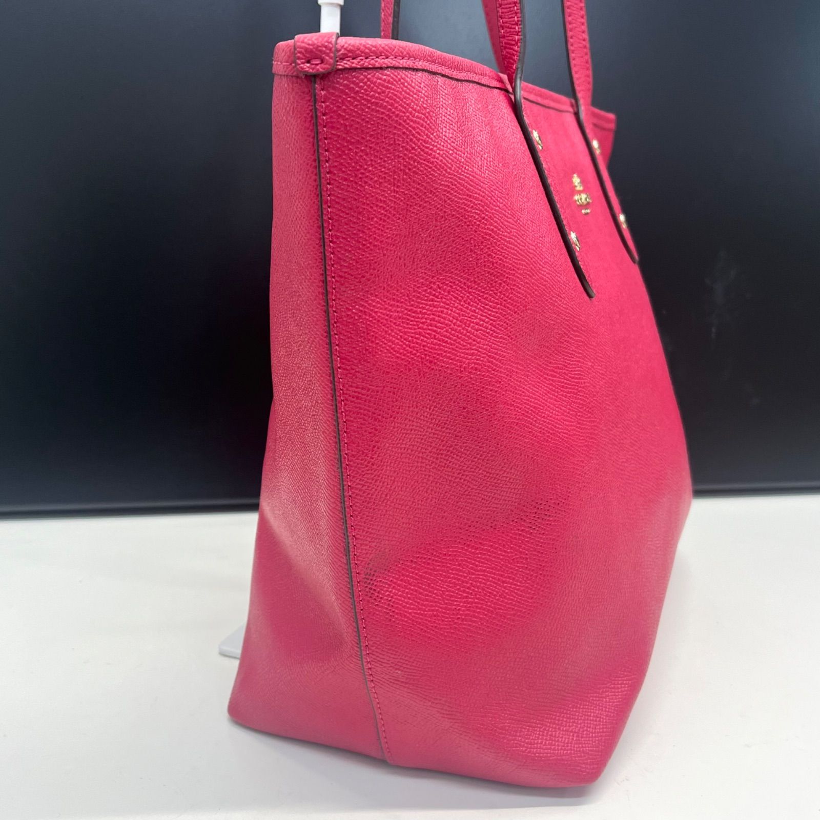 美品】COACH コーチ F57522 レザートートバック ショルダー