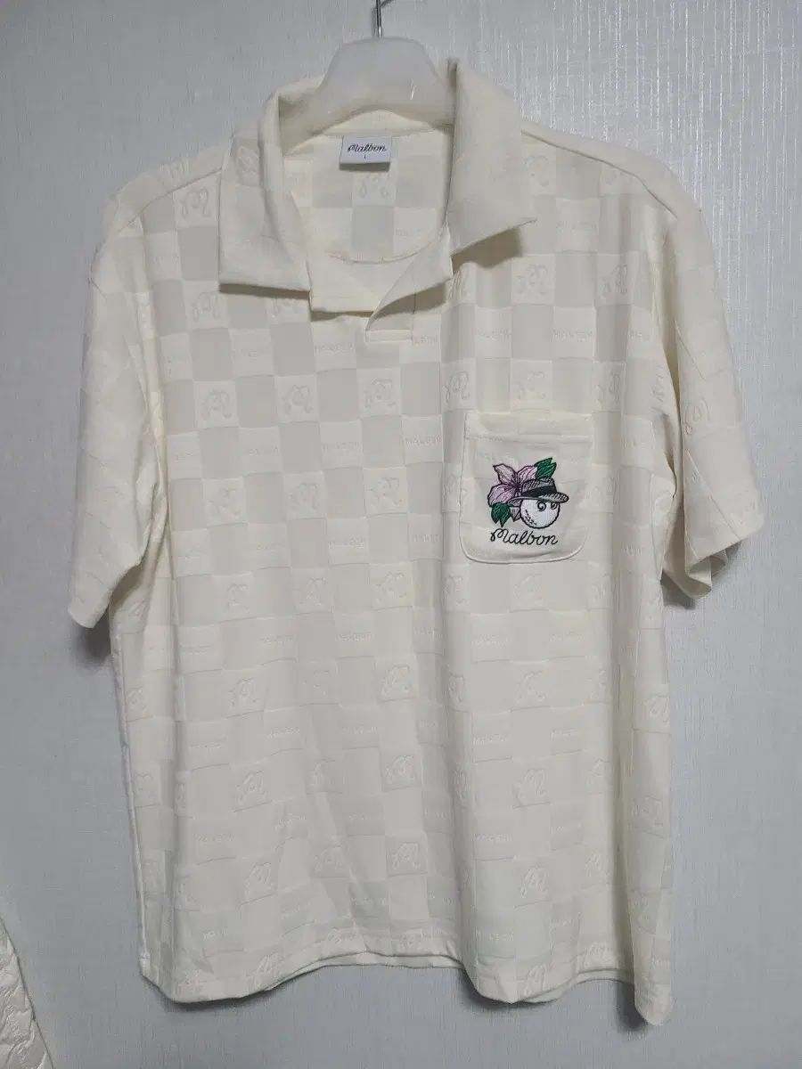 マルボンゴルフ メンズ ゴルフ チェック 半袖 カラー Tシャツ