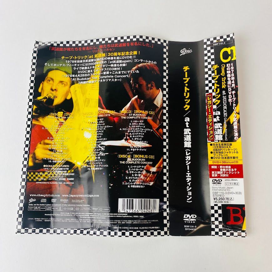 チープ・トリック 武道館 帯付 極初期 初回USオリジナル 国内盤！帯