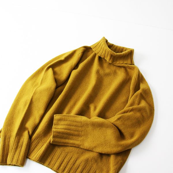 美品 2019SS MARGARET HOWELL マーガレットハウエル WIDE ROLL NECK